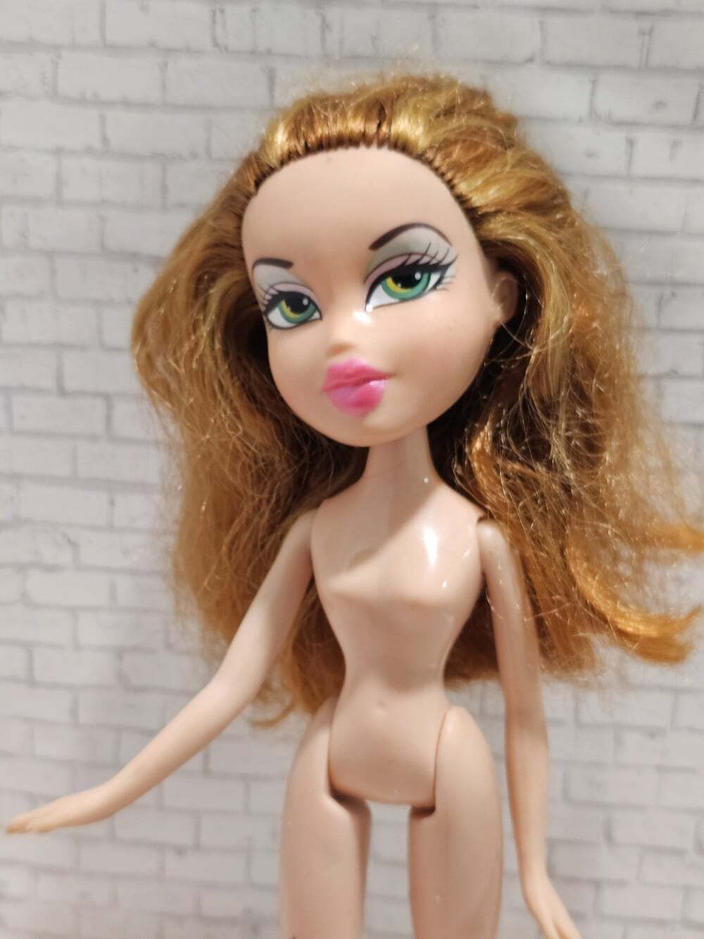 2003 Bratz Strut It Meygan Doll Nude Auburn Hair Green Eyes MGA Y2K Vintage